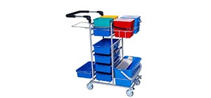 Store rengøringsvogne