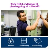 Tork Aftrringspapir Standard, M2 Centerfeed rulle, hvid (6 ruller) - 100134