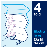 Tork Xpress Premium Extra Soft Multifold Hndkldeark, H2, 2 lags, Hvid (21 x 100 ark) - 100297