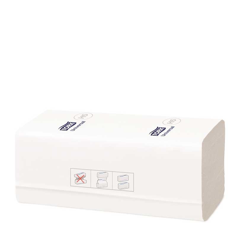 Tork PeakServe Continuous Håndklædeark, H5, 1 lags, hvid (12 x 410 ark) - 100585