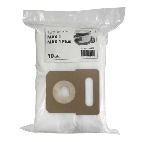 Stvsugerposer Max 1 - fiber pose - 10 stk.