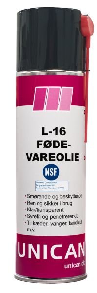 L-16 Fødevareolie, 500ml