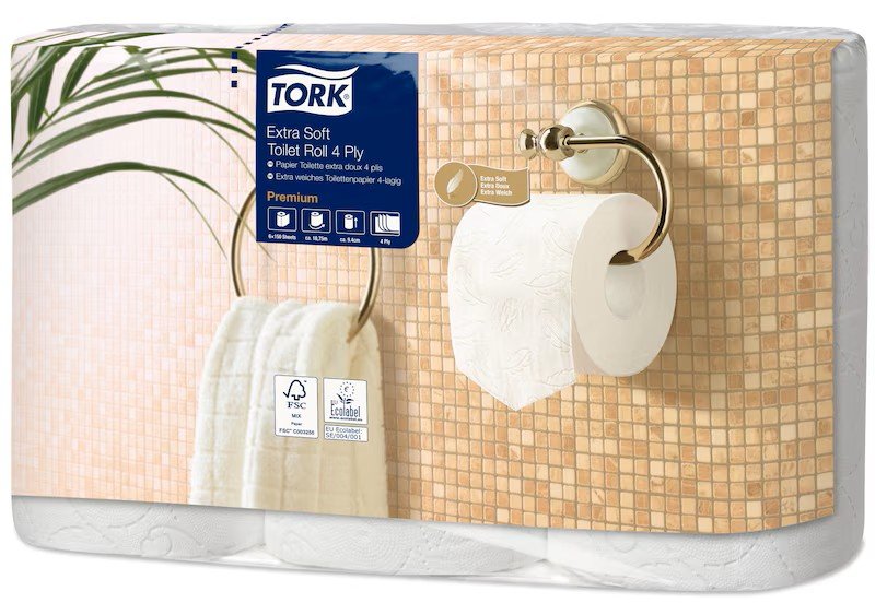 Tork T4 Extra Soft Premium Toiletpapir - 4-lags