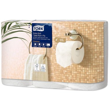 Tork T4 Extra Soft Premium Toiletpapir - 4-lags