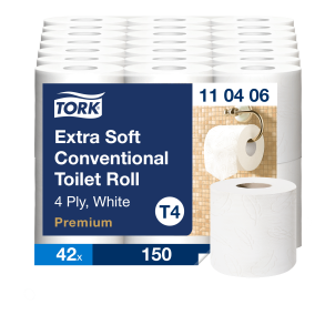 Tork T4 Extra Soft Premium Toiletpapir - 4-lags
