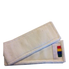 Microfibermoppe med lomme 40 cm - Hvid