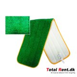 Total Microfibermoppe, m/velcro, Grn, 40 cm