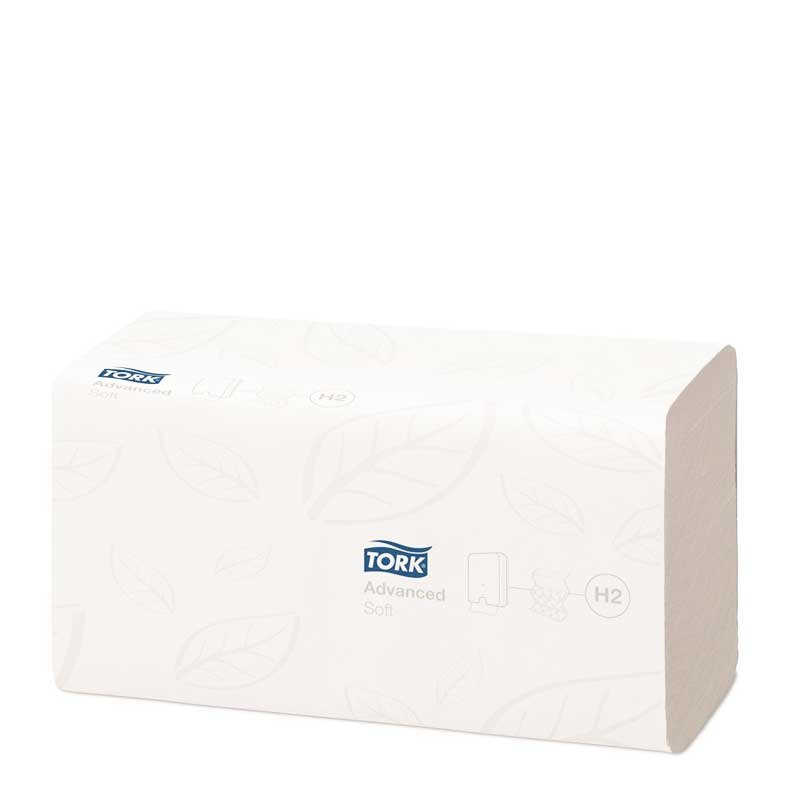 Tork Xpress Soft Multifold Håndklædeark, H2, 2 lags, Hvid (21 x 180 ark) - 130289