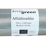 Klar affaldssk 100L 55my