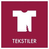 Piktogram til affaldssortering, Klistermrke, 12 x 12 cm