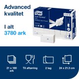 Tork Xpress Soft Multifold Hndkldeark, H2, 2 lags, Hvid (21 x 180 ark) - 130289