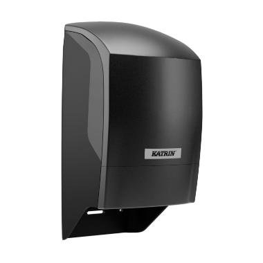 Katrin Dispenser til system toiletpapir - 2 ruller - 17.2x15,2x31,2 - Sort