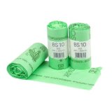 Spandepose 10ltr 43x45 15my med Stjernebund Komposterbar Gr�n 25stk/rl.