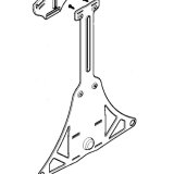 Rygplade til bresele, Nilfisk GD5 / GD10