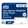 Tork Xpress Multifold Hndkldeark, H2, Hvid (21 x 230 ark) - 150100