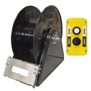 Slimline El-Slangeoprul med elektrisk motor