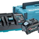 Makita fejemaskine XGT inkl. 2stk. BL4050 batterier og lynlader
