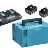 Makita Batteripakke - 2 stk. 6.0AH + 18V Dobbeltlader