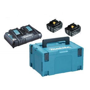 Makita Batteripakke - 2 stk. 6.0AH + 18V Dobbeltlader