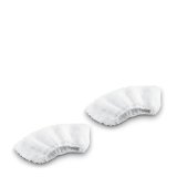 Kärcher microfiberklude til hndmundstykke til damprenser - 2 stk Hvid