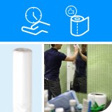 Tork Affaldspose 50l transparent - 10 ruller - til B1 skraldespand