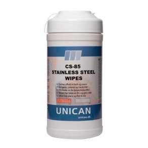 Unican CS-85 Stainless Steel Wipes, 30 stk.