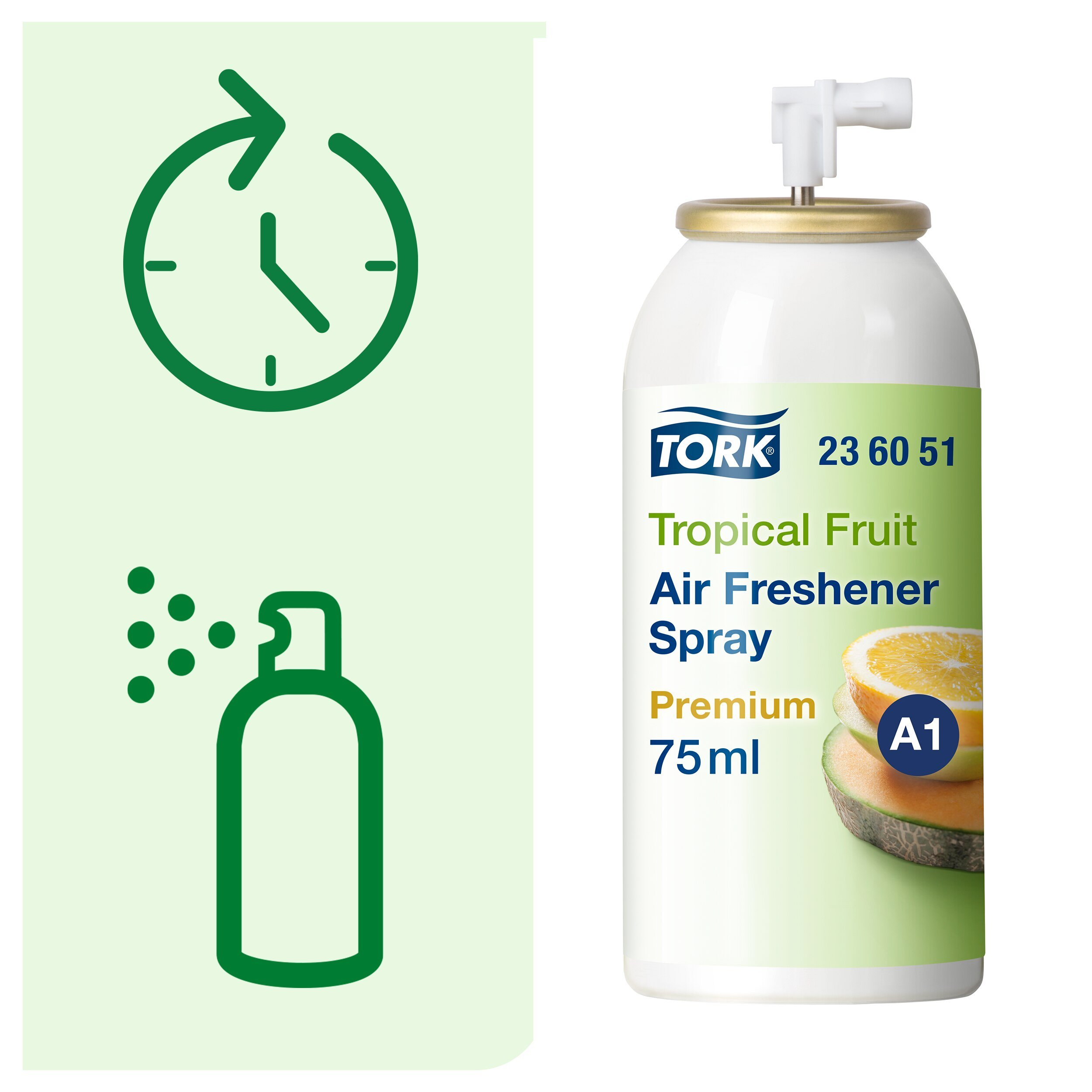 Tork A1 Airfreshener spray Aerosol / tropical, 75 ml. - 236051