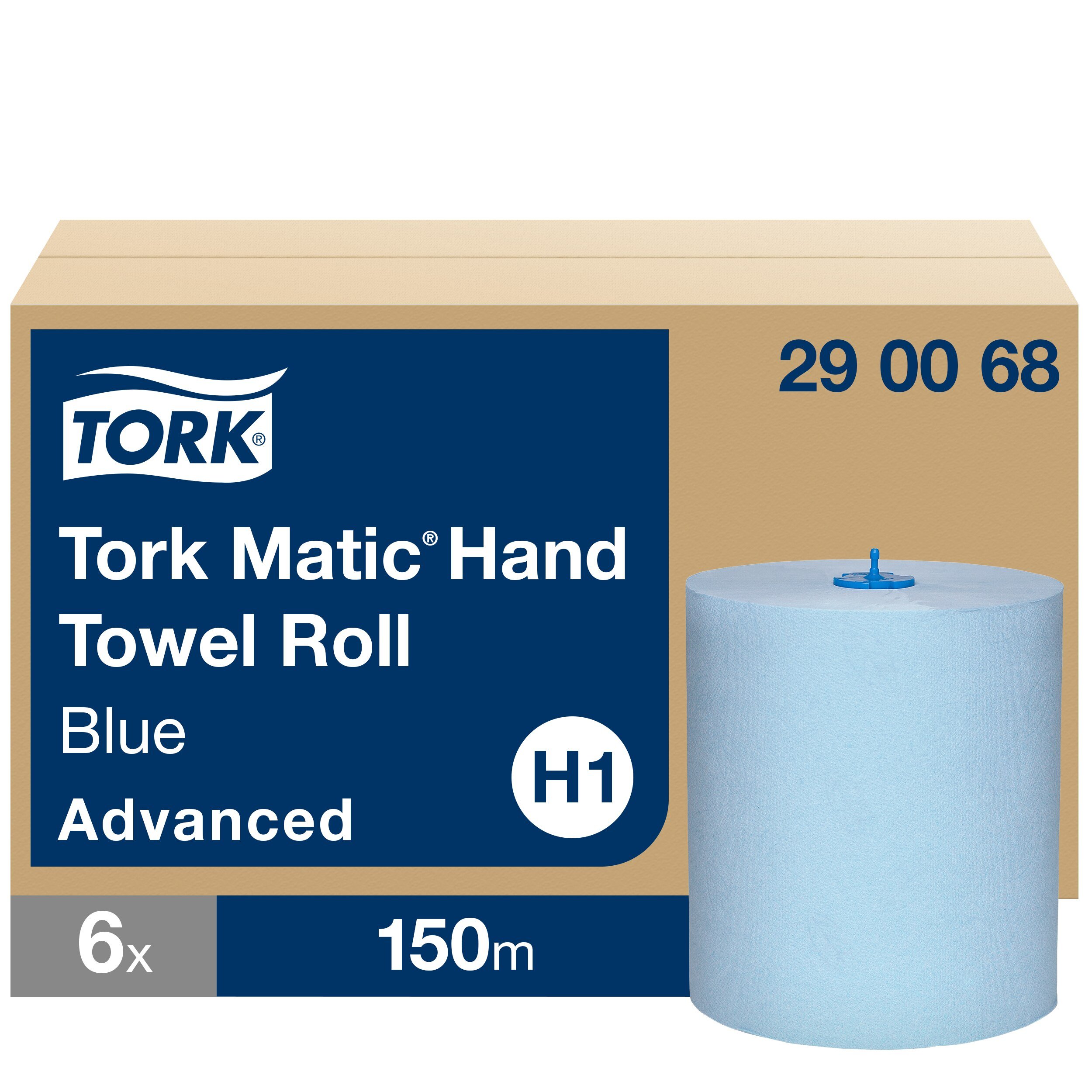 Tork Matic hndkldeark p rulle, H1 - bl (6 ruller) - 290068