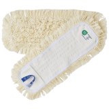 Bomuldsmoppe m/ lommer, 40 cm