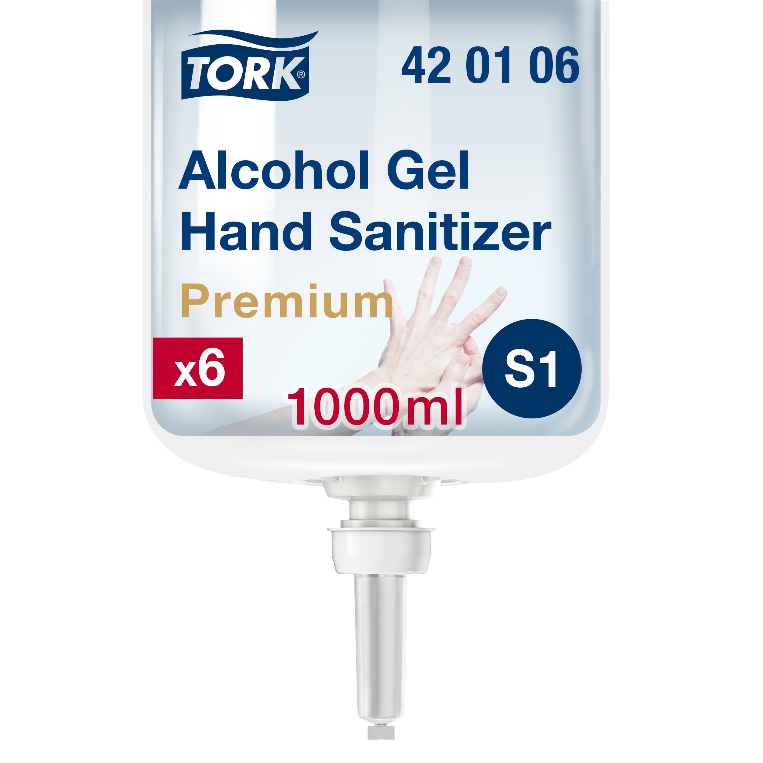 Tork hnddesinfektion S1, gel, 1l - 420106