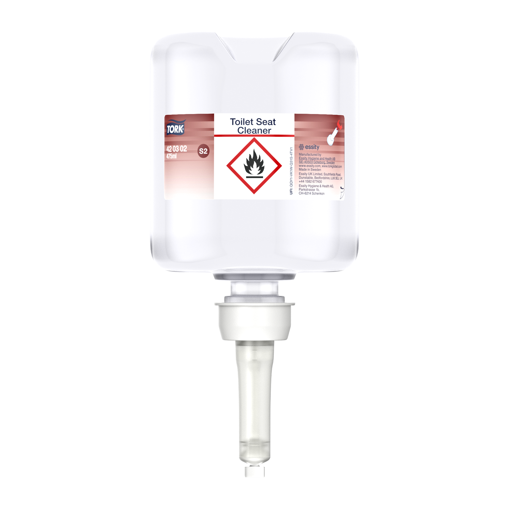 Tork Toilets�derens-desinfektion S2, 475ml [5638]