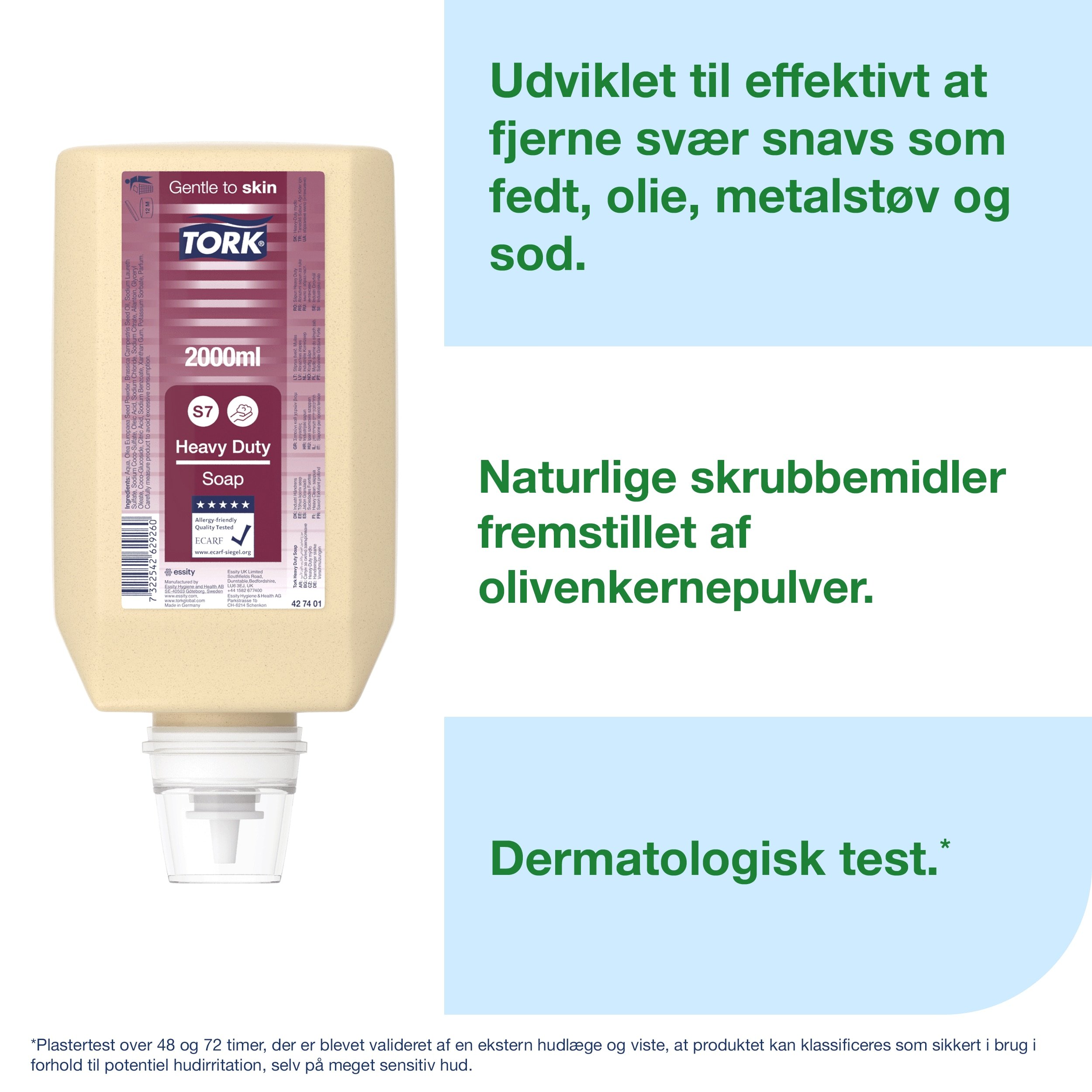 Tork H�ndrens S7, Sk�nsom mod Huden, 6 x 2000 ml, 427401