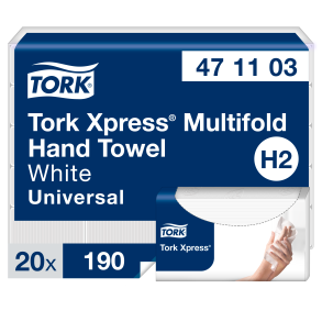 Tork Hndkldeark H2 Z-fold, 2-lags, natur(20x190 ark) 471103