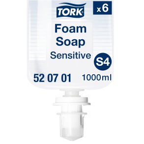 Tork Sensitiv Skumsbe S4, Dermatologisk testet, 1000ml - 520701