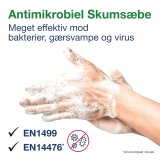 Tork Antimikrobiel Skumsbe Transparent S4, Forseglet refill, 6 x 1000ml, 520855