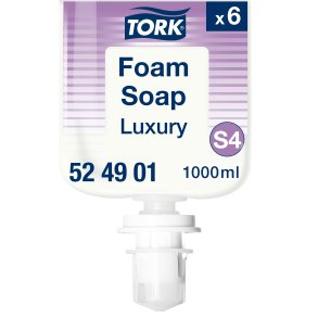 Tork Luksus Skumsbe S4, Blomsterduft, 6 x 1000mL, 524901 