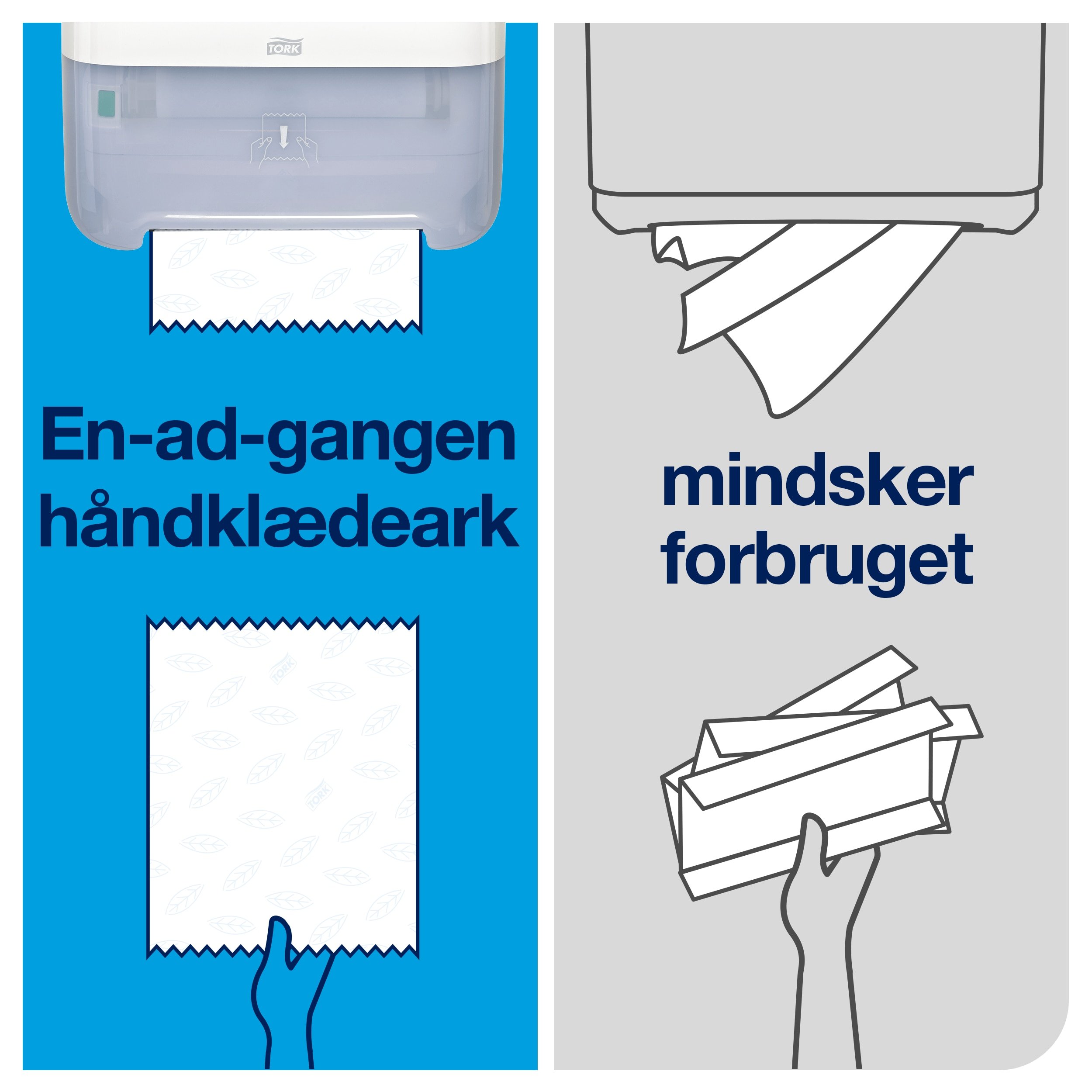 Tork Matic hndklderulle dispenser, H1, Hvid plast - 551000