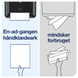 Tork Matic hndkldeark p rulle, H1 - bl (6 ruller) - 290068