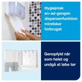 Tork dispenser hndark. H2, mini, Hvid - 552100