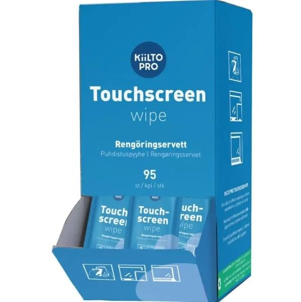 Kiilto Pro Touchscreen Wipes. 19x17 cm - 1 stk.