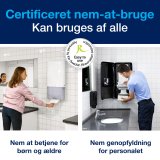 Tork H5 PeakServe Dispenser Continuous Hndkldeark, Elevation Serien, Hvid