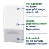 Tork H5 PeakServe Continuous Automatisk Dispenser til Hndservietter, Hj Kapacitet, Hvid