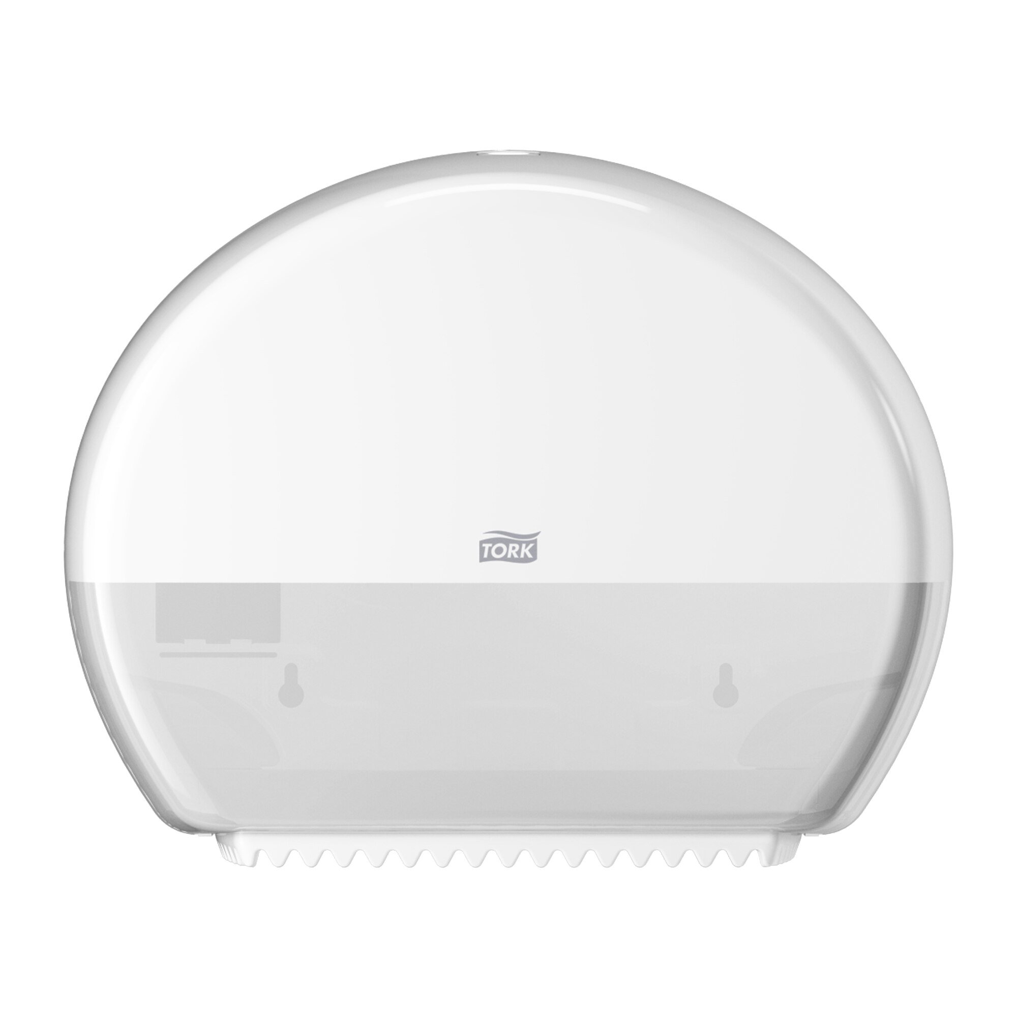 Tork dispenser, til jumbo mini toiletruller, T2, Hvid plast - 555000