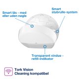 Tork dispenser, til jumbo mini toiletruller, T2, Hvid plast - 555000