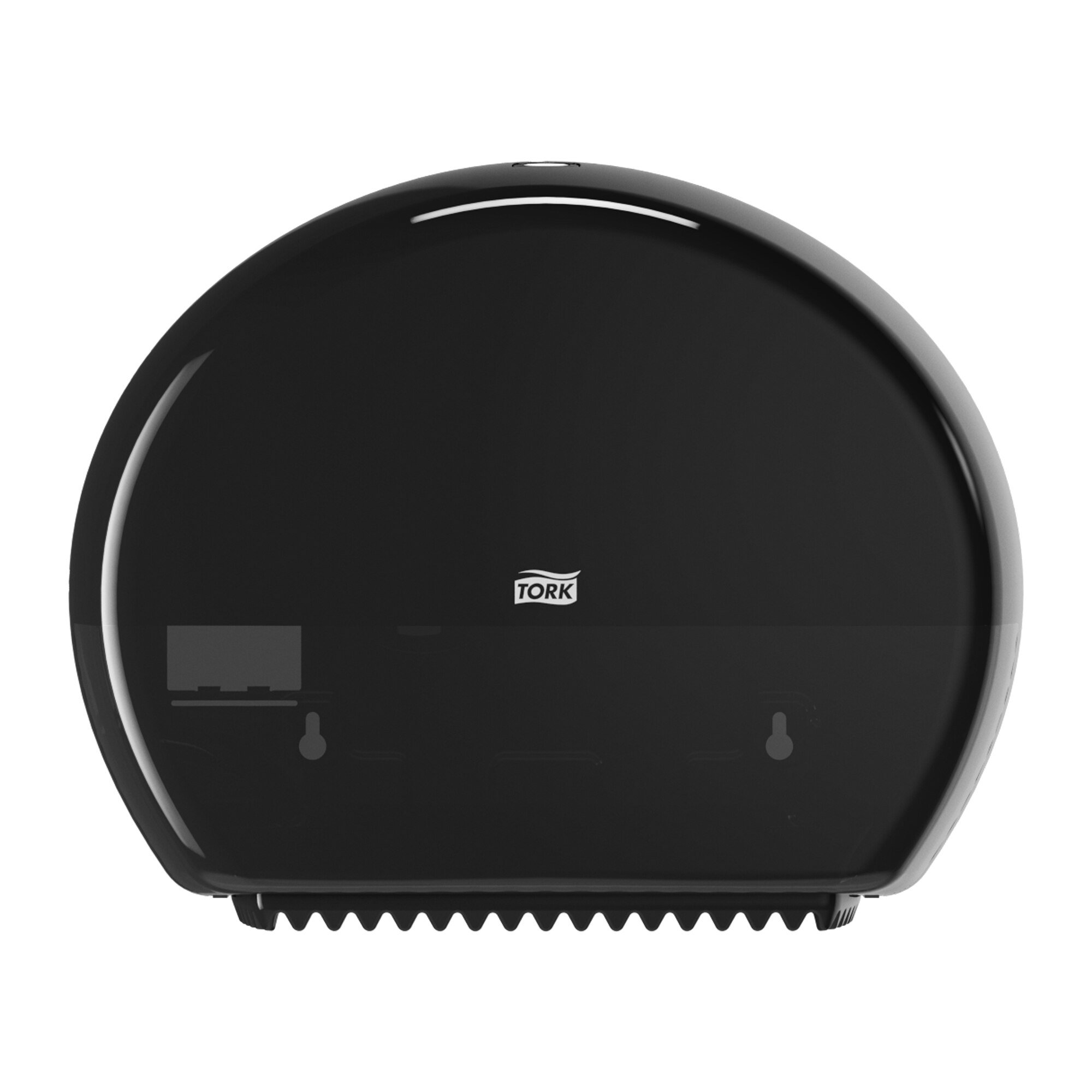 Tork dispenser, til jumbo mini toiletruller, T2, Sort plast - 555008