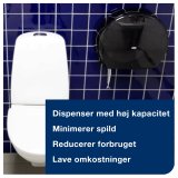 Tork dispenser, til jumbo mini toiletruller, T2, Sort plast - 555008