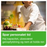 Tork dispenser hndklderulle, M2 midi, Hvid plast - 559000