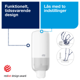 Tork skumsbe dispenser S4, manuel - Hvid - 561500