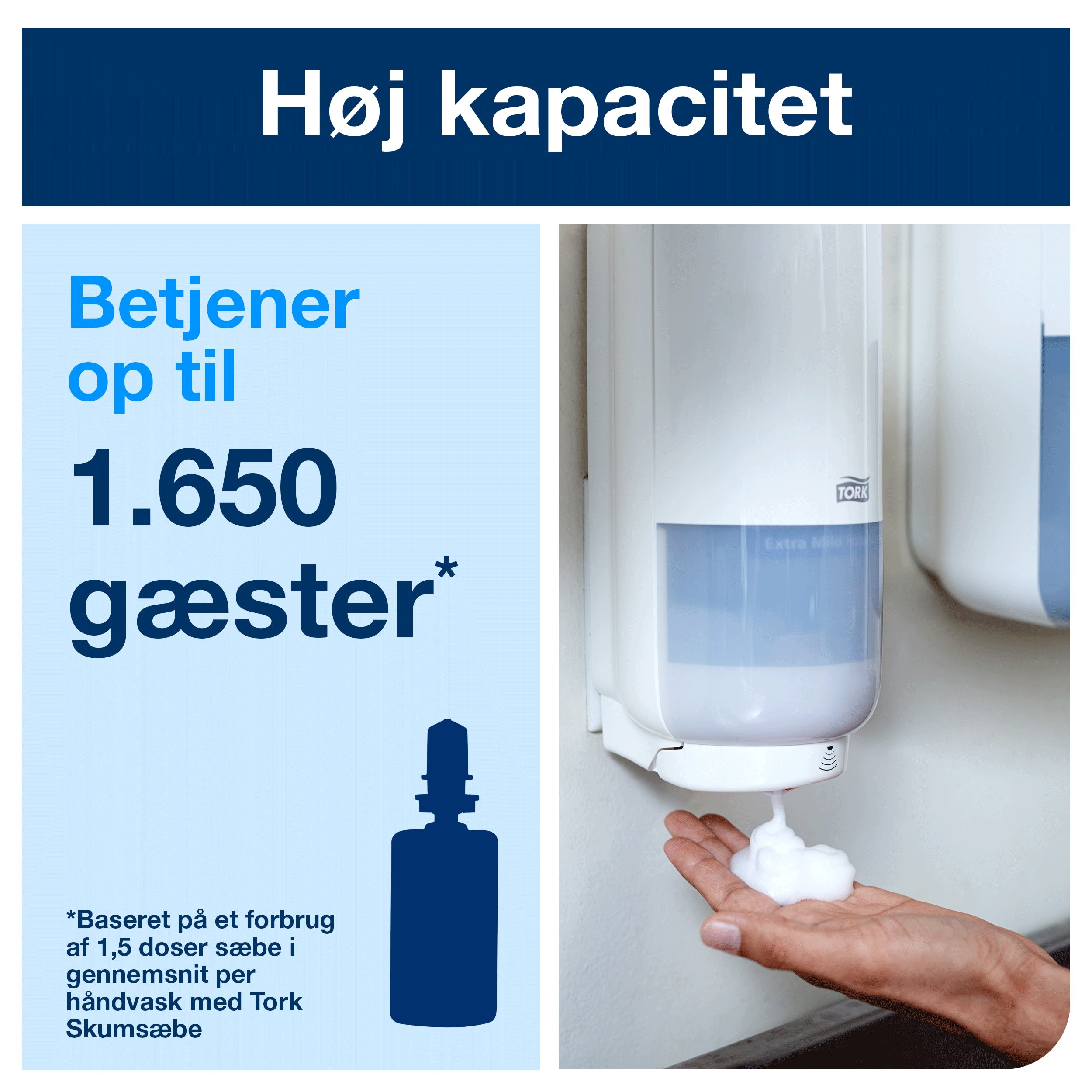 Tork skum dispenser, S4 Touch free - Hvid - 561600