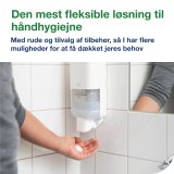 Tork S4 Dispenser Sbe og Hnddesinfektion, Skum, Flydende og Gel Refills, Hvid